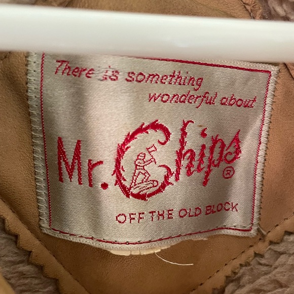 1970s Mens vintage suede jacket with a "Mr. Chips” label - Picture 2 of 7